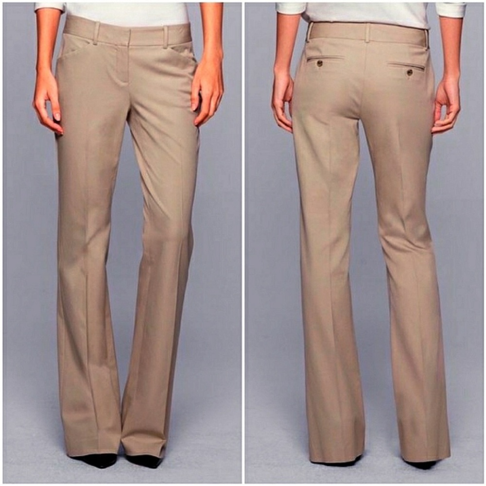 Theory Max C Trousers Sand 10 NWT